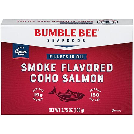 Bumble Bee Salmon Fillets $2.12!
