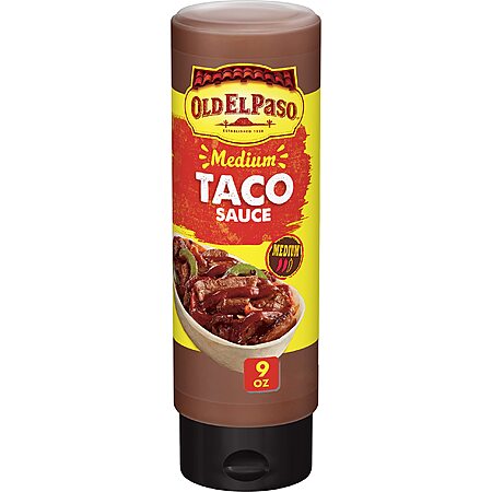 9-Oz Old El Paso Taco Sauce Squeeze Bottle (Medium) $2.49 w/ S&S + Free Shipping w/ Prime or on $35+