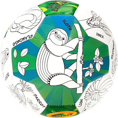 Crayola Score N' Explore Officially Licensed Size 5 Soccer Ball (Zoo Animals) $7.69 + Free Shipping w/ Prime or on $35+