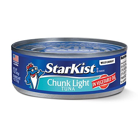 5-Oz StarKist Chunk Light Tuna in Oil $0.65 w/ S&S + Free Shipping w/ Prime or on $35+