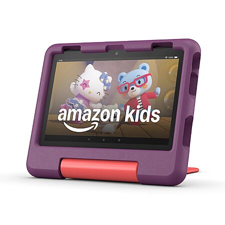 Amazon Fire HD 8 32GB Kids Tablet (newest model, Grape) $64.99 + Free Shipping