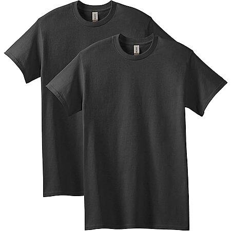 2-Pack Gildan Men's Heavy Cotton T-Shirt (Black) $4.76 + Free Shipping w/ Prime or $35+