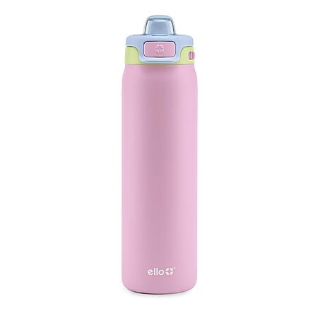 22-Oz Ello Pop & Fill Stainless Steel Water Bottle with Quick Fill (Rosy Skyline) $11.82 & More + Free Shipping w/ Prime or on $35+