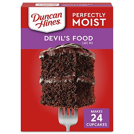 15.25-Oz Duncan Hines Devils Food Classic Cake Mix $0.94 w/ S&S + Free Shipping w/ Prime or on $35+