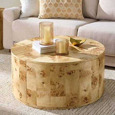 36" Better Homes & Gardens Burlwood Round Coffee Table $164 & More + Free Shipping