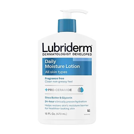 16-Oz Lubriderm Fragrance Free Daily Moisture Lotion + Pro-Ceramide $6.68 w/ S&S + Free Shipping w/ Prime or on $35+