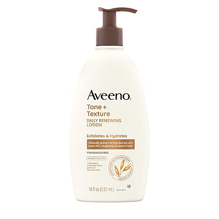 18-Oz Aveeno Tone + Texture Daily Renewing Body Lotion with Prebiotic Oat $6.49 w/ S&S + Free Shipping w/ Prime or on $35+