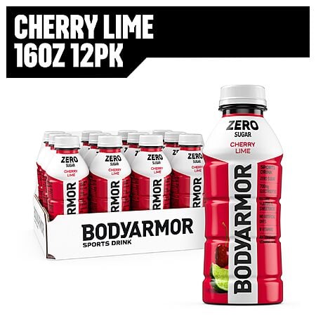12-Pack 16-Oz BODYARMOR ZERO Sugar Electrolyte Drink (Cherry Lime) $9.04 w/ S&S + Free Shipping w/ Prime or on $35+