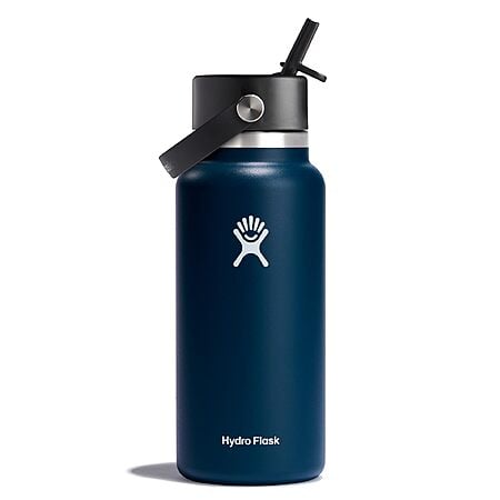 32-Oz Hydro Flask Wide Mouth Flex Straw Water Bottle (Indigo or Oat) $21.83 + Free Shipping w/ Prime or on $35+