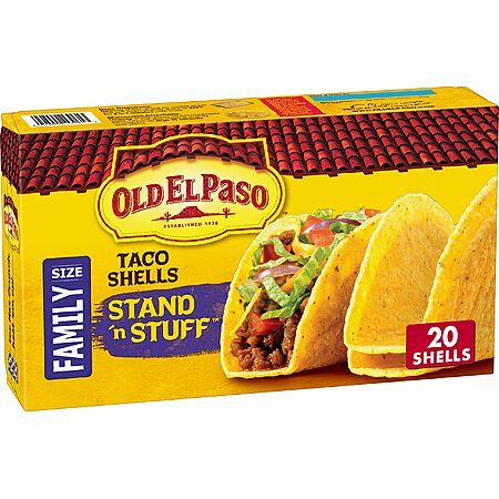 20-Count 9.4-Ounce Old El Paso Stand 'N Stuff Taco Shells $2.72 w/ S&S + Free Shipping w/ Prime or on $35+