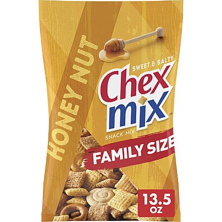 13.5-Oz Family Size Chex Mix Honey Nut Sweet & Salty Snack Mix $2.77 w/ S&S + Free Shipping w/ Prime or on $35+