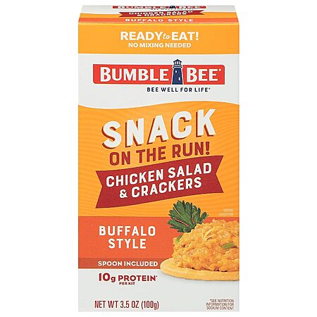 Bumble Bee Snack On The Run Buffalo Chicken Salad w/ Crackers $1.11 w/ S&S + Free Shipping w/ Prime or on $35+
