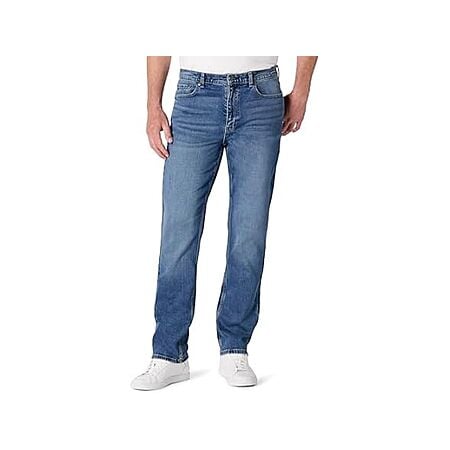 Amazon Essentials Men's Low Stretch Straight-Fit Jeans (4 Colors, Various Sizes) $12 + Free Shipping w/ Prime