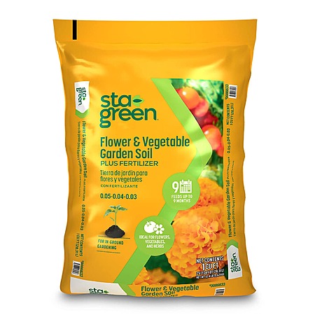 Sta-Green 1-cu ft Vegetable and Flower Garden Soil $2 + Free In-Store Pickup at Lowe's
