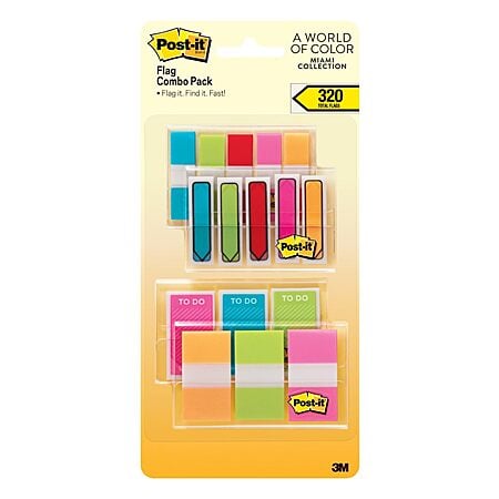 320-Count Post-it Assorted Color Flags Combo Pack $6.10 + Free Shipping w/ Prime or on $35+