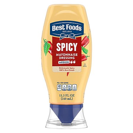 11.5-Ounce Best Foods Spicy Mayonnaise Dressing $1.89 w/ S&S + Free Shipping w/ Prime or on $35+