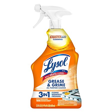 22-Ounce Lysol Pro Kitchen Antibacterial Cleaner & Degreaser Spray (Citrus) $2.82 w/ S&S + Free Shipping w/ Prime or on $35+