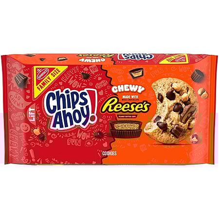 14.25-Ounce CHIPS AHOY! Chewy Chocolate Chip Cookies w/ Reese's Peanut Butter Cups $2.54 w/ S&S + Free Shipping w/ Prime or on $35+
