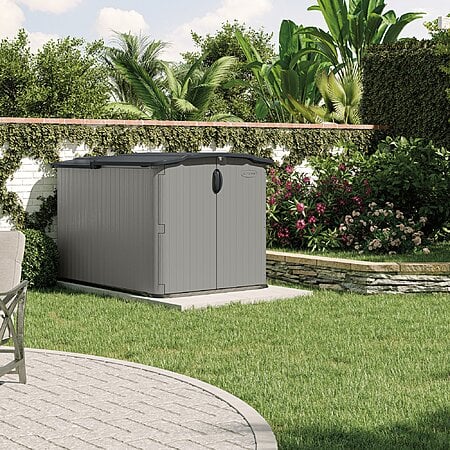 Suncast 5' x 7' Glide Top Gray Resin Storage Shed $449 + Free Shipping