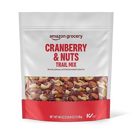 40-Ounce Amazon Grocery Cranberry & Nuts Trail Mix $8.85 w/ S&S + Free Shipping w/ Prime or on $35+