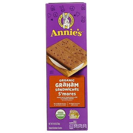 8-Ounce Annie's Homegrown Organic S'mores Graham Sandwiches $4.55 + Free Shipping w/ Prime or on $35+