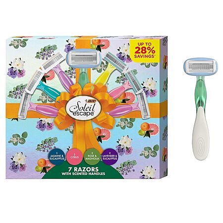 7-Pack BIC Soleil 4 Escape Women's Disposable Razors $5.69 w/ S&S + Free Shipping