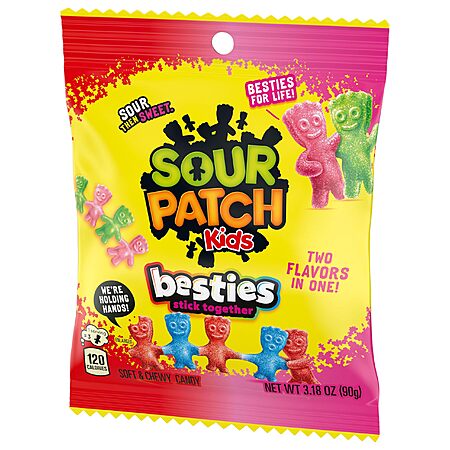 12-Count 3.18-Ounce SOUR PATCH KIDS Besties Soft & Chewy Gummy Candy $13.37 + Free Shipping w/ Prime or on $35+