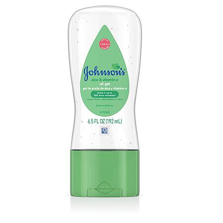 6.5-Ounce Johnson's Baby Oil Gel w/ Aloe Vera & Vitamin E $2.81 w/ S&S + Free Shipping w/ Prime or on $35+
