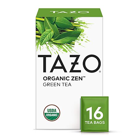 16-Count TAZO Organic Zen Green Tea Bags (Lemongrass & Spearmint) $2.74 w/ S&S + Free Shipping w/ Prime or on $35+