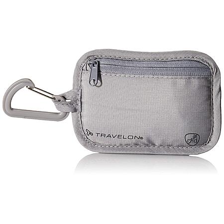 Travelon RFID Blocking Clip Stash Pouch (Gray) $6 + Free Shipping w/ Prime or on $35+