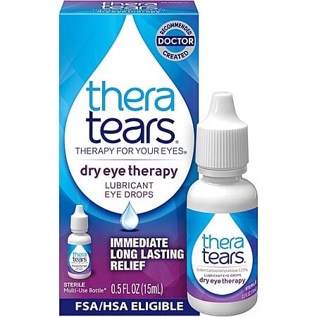 0.5-Fl Oz TheraTears Dry Eye Therapy Eye Drops $4.94 w/ S&S + Free Shipping w/ Prime or on $35+