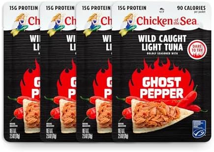 4-Pack 2.5-Ounce Chicken of the Sea Ghost Pepper Wild Caught Light Tuna Pouches $2.81 w/ S&S + Free Shipping w/ Prime or on $35+