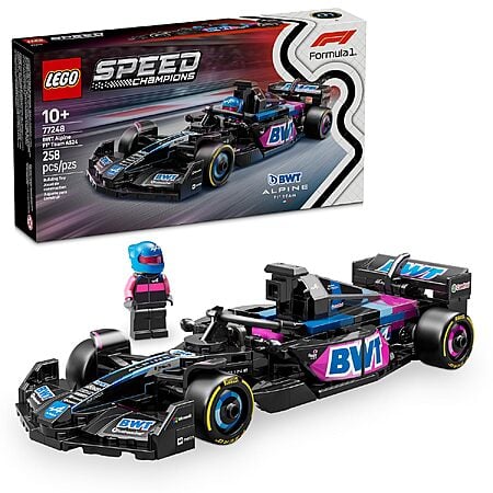 258-Piece LEGO Speed Champions BWT Alpine F1 Team A524 Race Car Building Set (77248) $15.39 + Free Shipping w/ Prime or on $35+