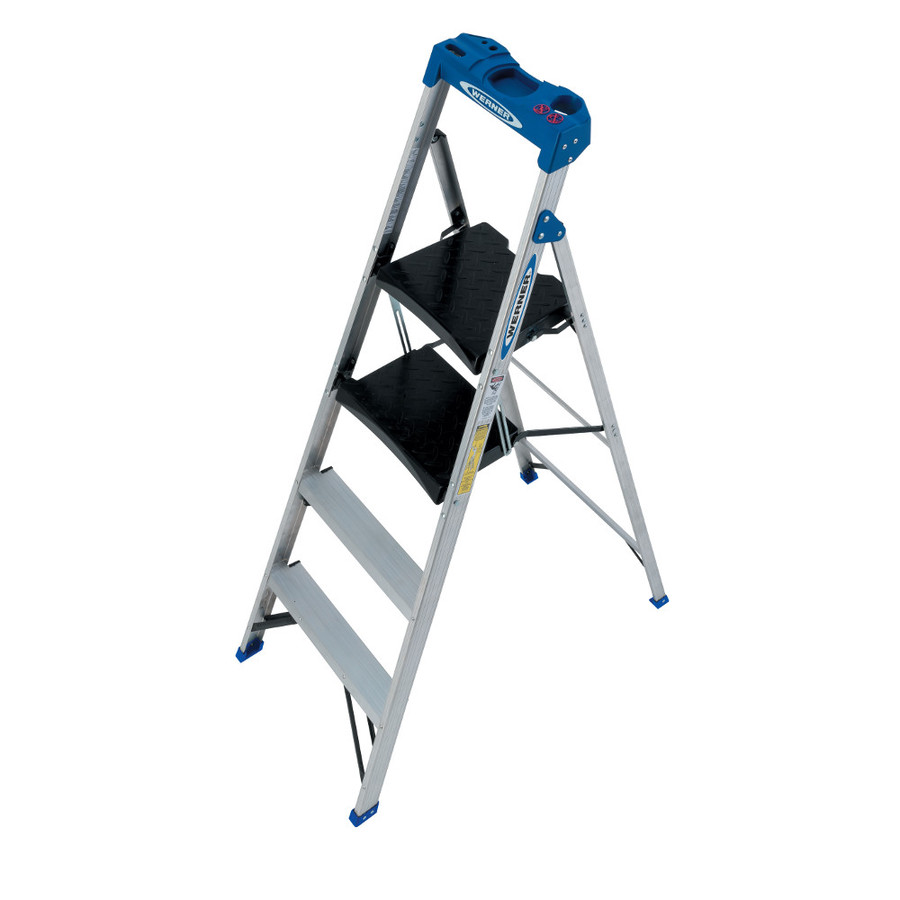 Lowe's: Werner 4-Step 250-lb Aluminum Compact Step Ladder ... 40 items found from ebay international sellers.