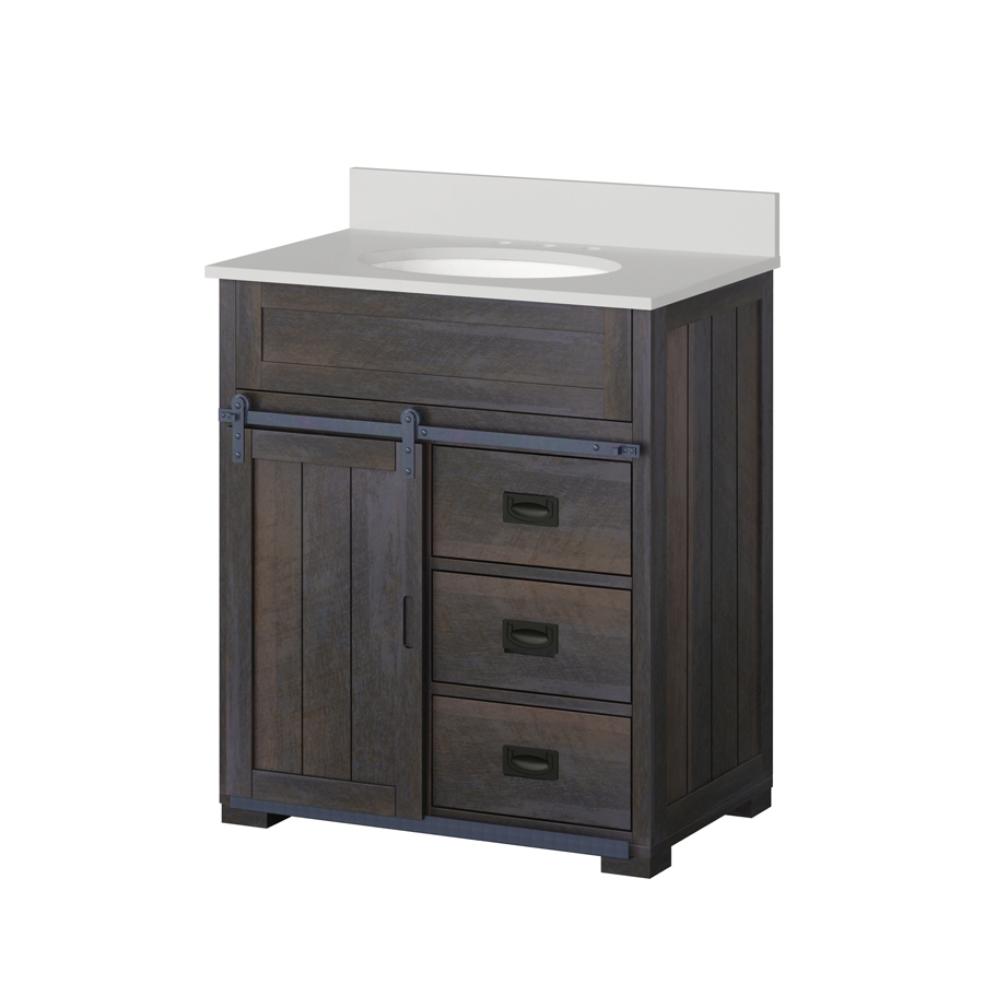 30 Style Selections Morriston Undermount Sink Vanity W Stone Top