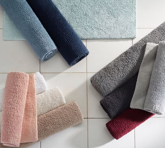 Pottery Barn Classic 100 Cotton Bath Rug Large Rhubarb 13 99