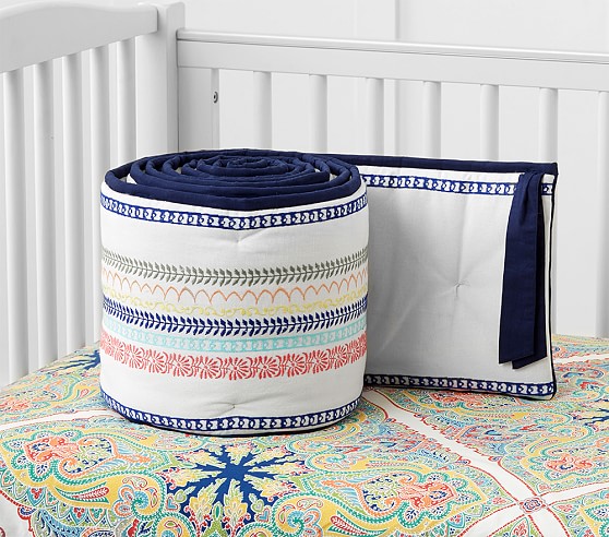 Pottery Barn Penelope Baby Crib Bumper 19 99 Free S H Reg