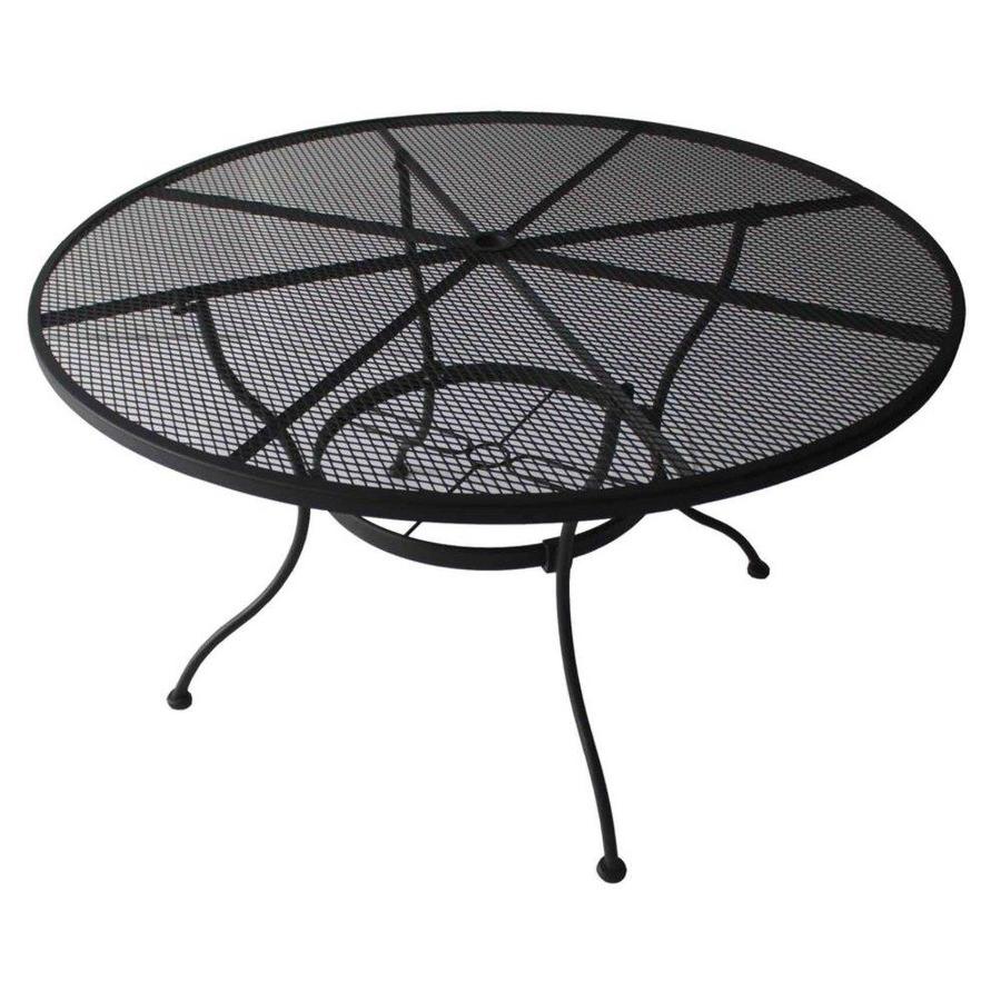 Lowe S Garden Treasures Davenport 48 In W X 48 In L Round Steel