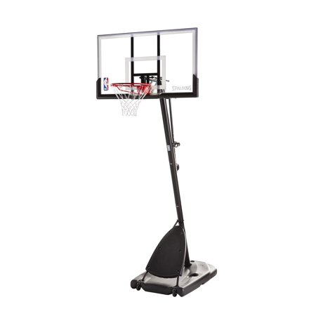 Spalding Nba 54 Portable Angled Basketball Hoop W Polycarbonate