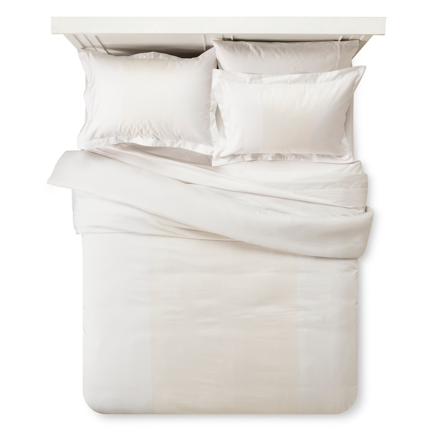 Target Fieldcrest 3 Piece White Comforter Set King 35 99