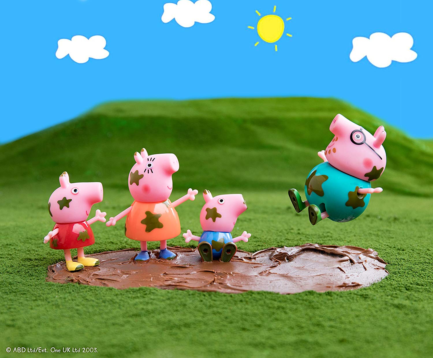 Amazon Prime: Peppa Pig Muddy Puddles Family 4-Figure Pack $5.50 + Free Shipping