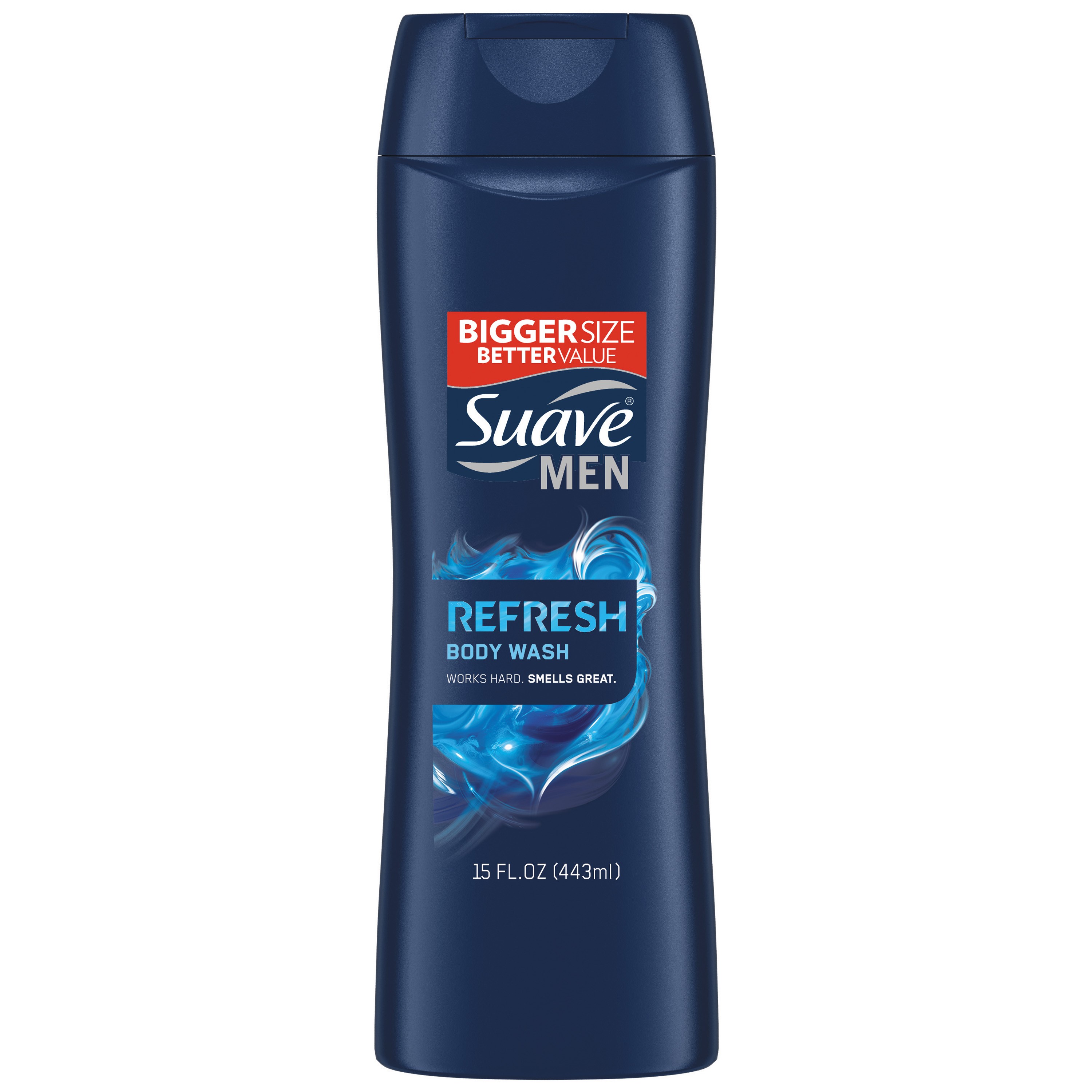 15-Oz Suave Men Body Wash (Refresh) + $1 Digital Credit $1.88 w/ Free Prime No Rush Shipping