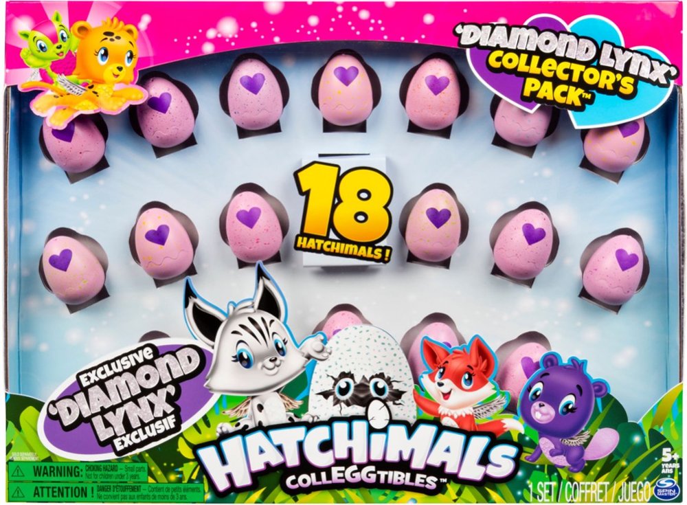 18-Count Hatchimals CollEGGtibles Season 2 Diamond Lynx Collector's Pack $13 at Best Buy w/ Free Store Pickup
