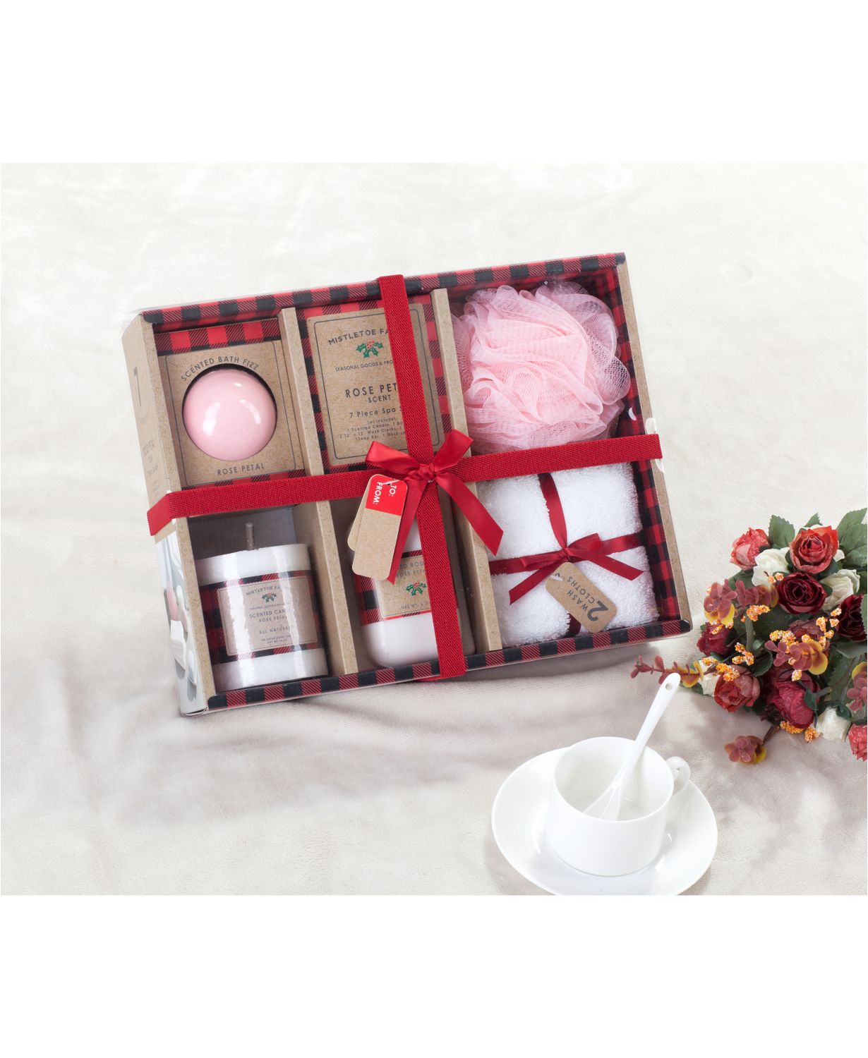 7-Piece Indecor Home Spa Bath Gift Set (Pink) $15 at Macy's w/ Free Store Pickup