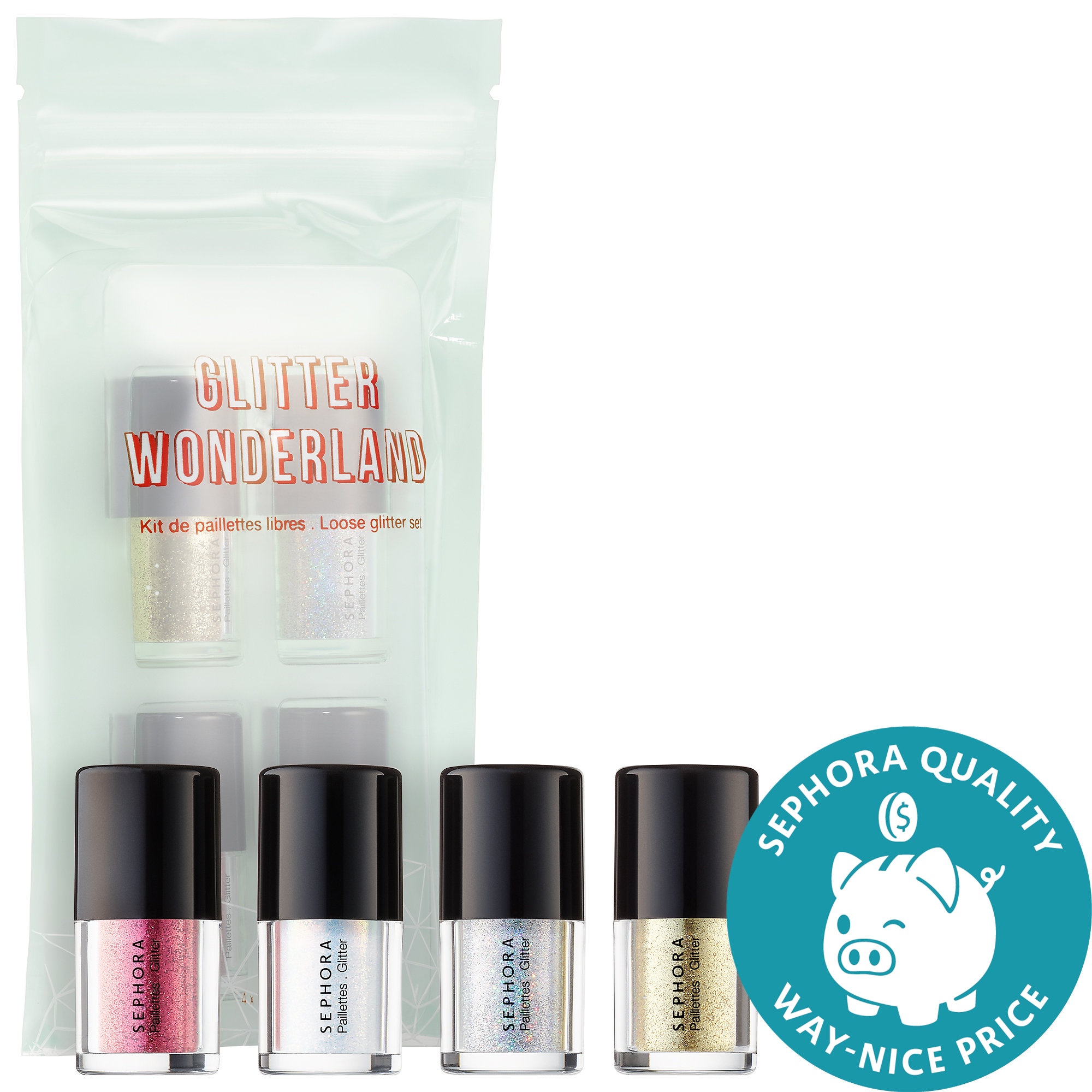 Sephora Collection Glitter Wonderland Set for Eyes + 2 Free Samples $4 w/ Free Shipping