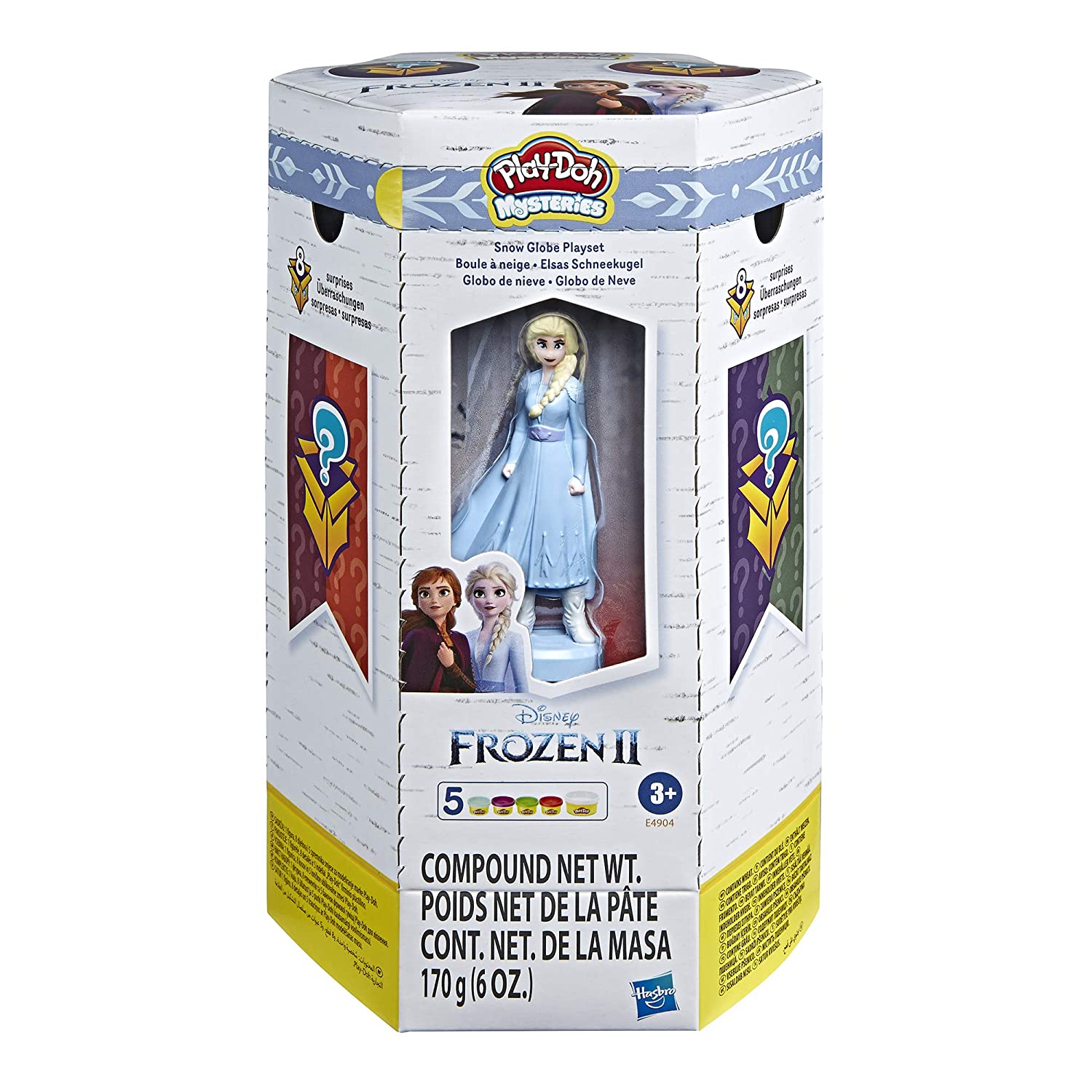 Play-Doh Mysteries Disney Frozen 2 Snow Globe Playset (5 Cans) $8.88 + Free Shipping w/ Prime or $25+