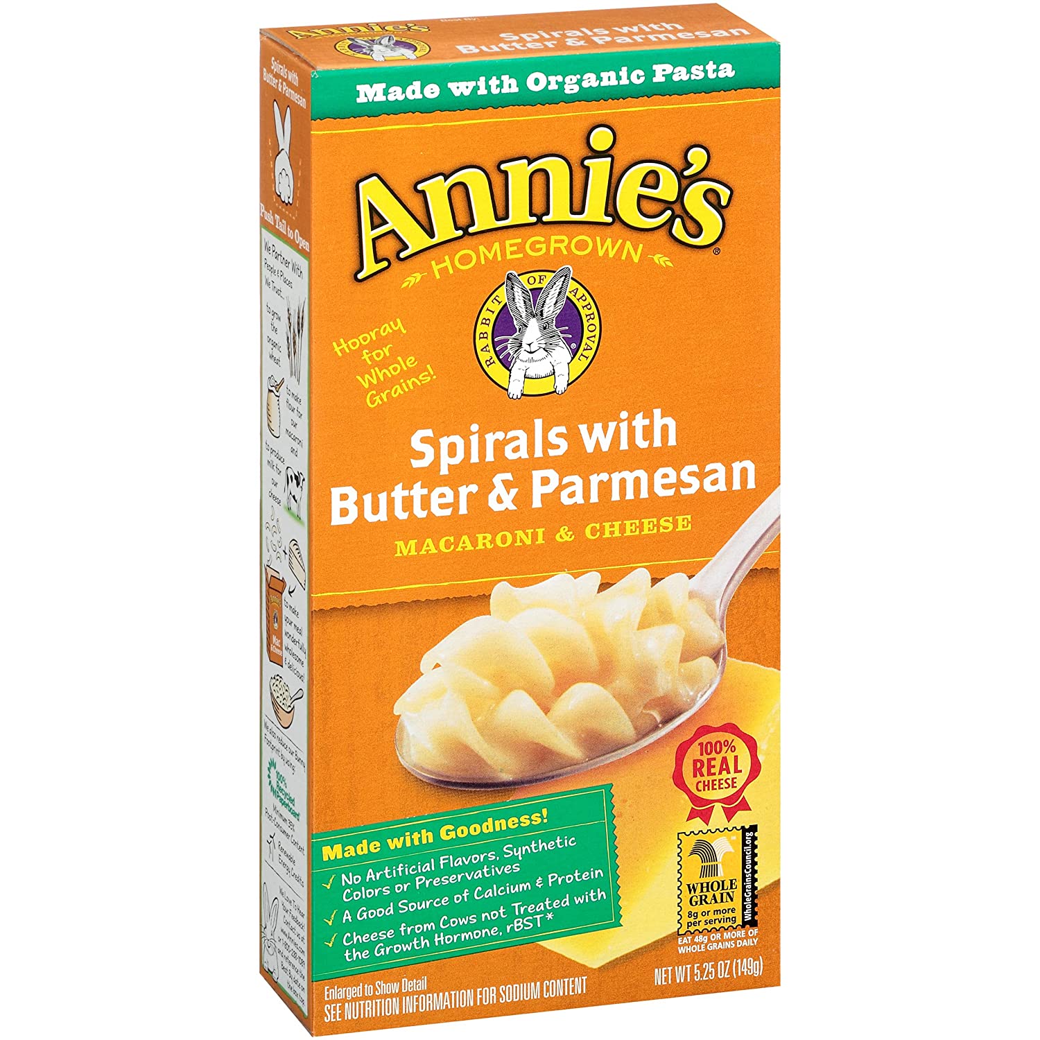12-Pack 5.25-Oz Annie's Homegrown Macaroni & Cheese (Spirals w/ Butter & Parmesan) $11.29 w/ S&S + Free S/H