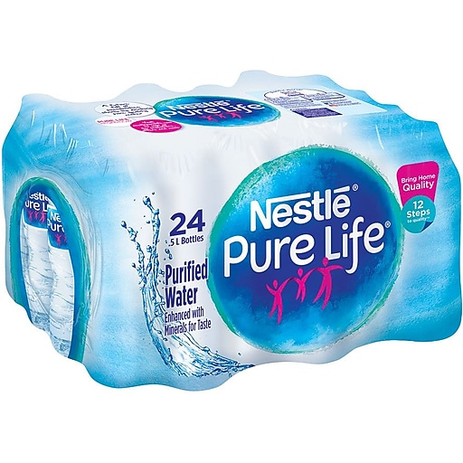 24-Pack 16.9-Oz Nestle Pure Life Water $4 + Free Shipping