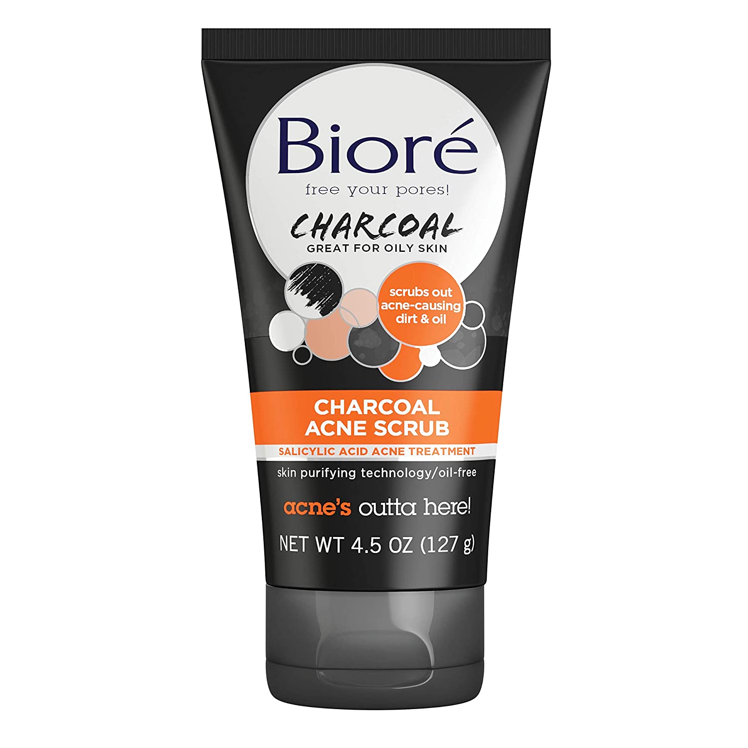 4 5 Oz Biore Charcoal Acne Face Scrub 4 Free Shipping W Prime Or 25