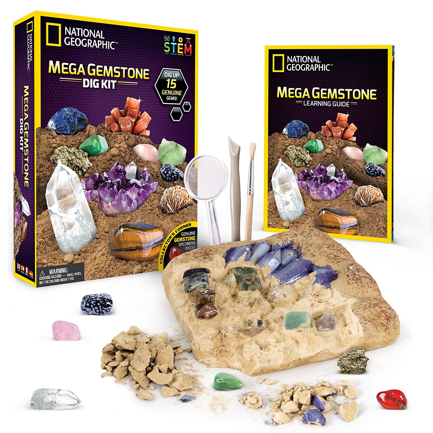 gemstone excavation kit science by me